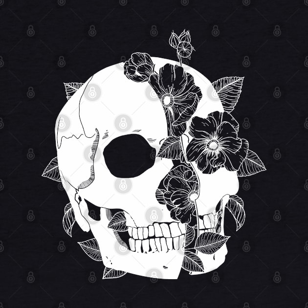 Skull Roses by Forfeit Club